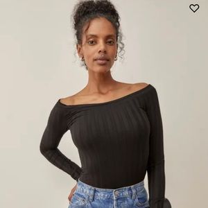 Reformation off shoulder top